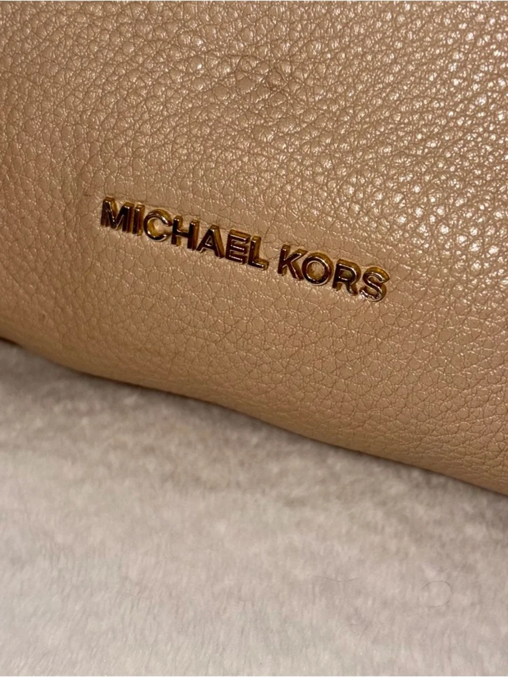 Michael Kors Raven Leather Bag Matching Wallet